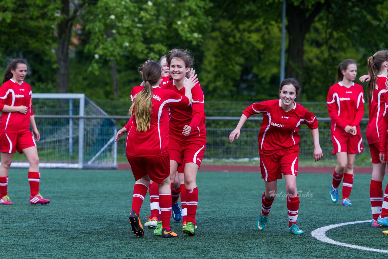 Bild 498 - B-Juniorinnen SG Trittau/Sdstormarn - SV Frisia 03 Risum Lindholm : Ergebnis: 3:1